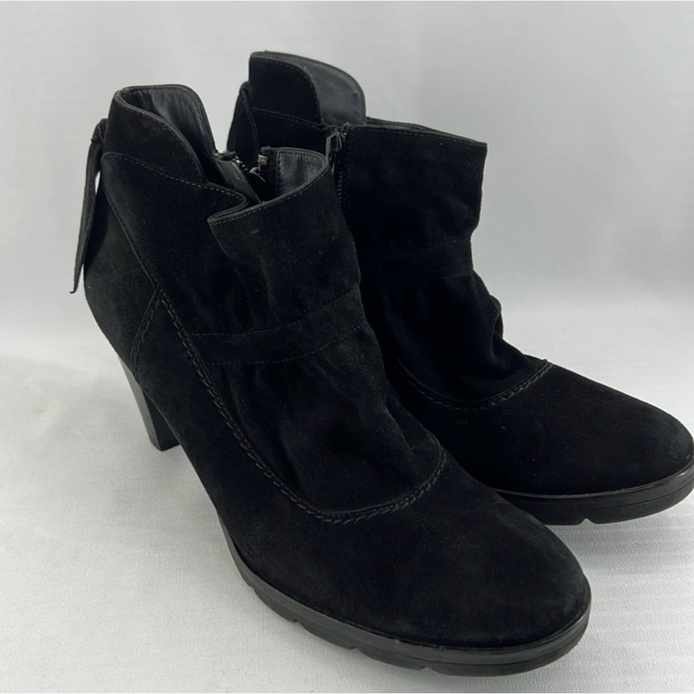Paul Green Elegant Black Heeled Boots